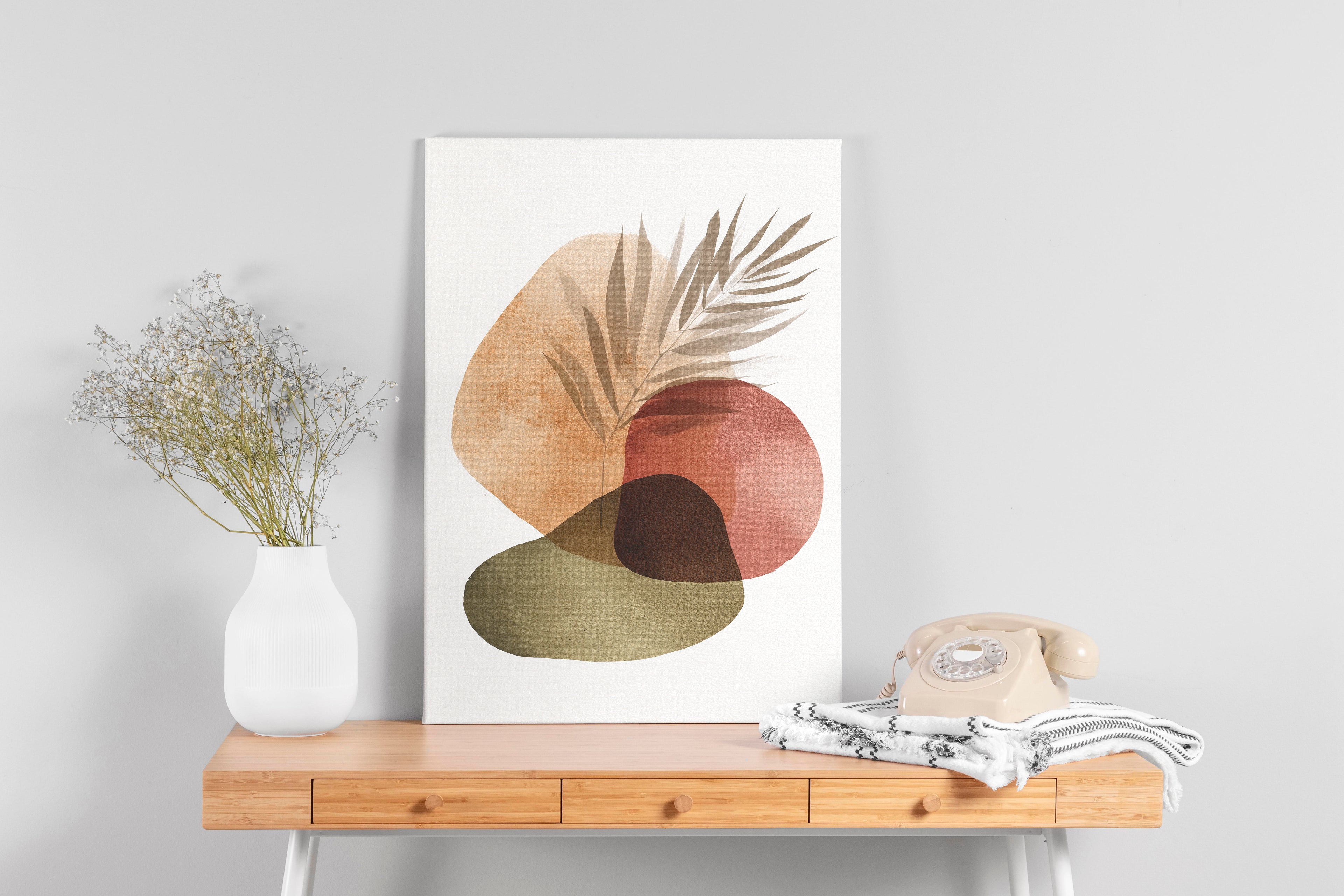 Harmonie Botanique – Triptyque Abstrait