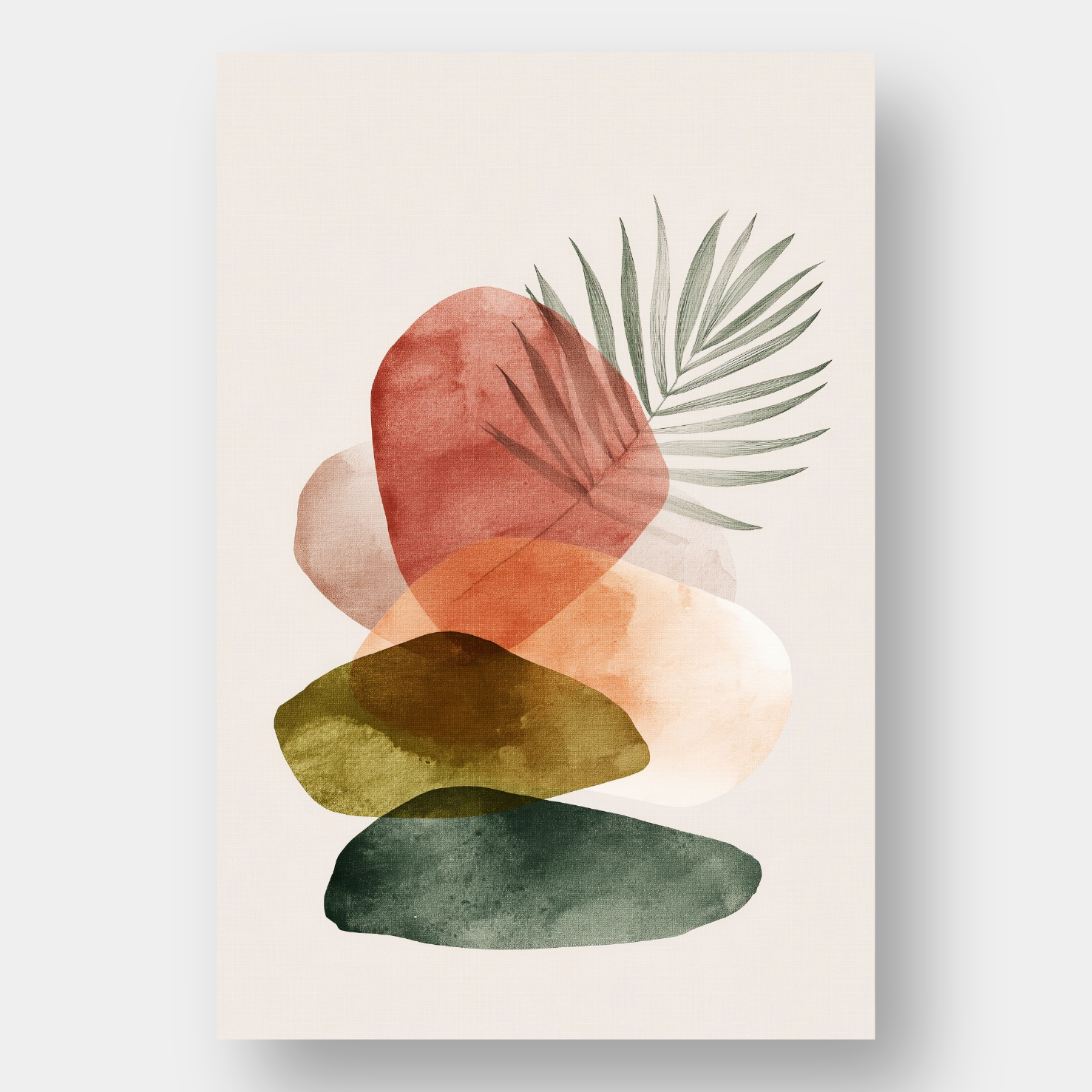 Harmonie Botanique – Triptyque Abstrait